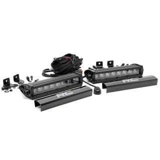 Listwy LED 8" pojedyncze spot Rough Country Black Series