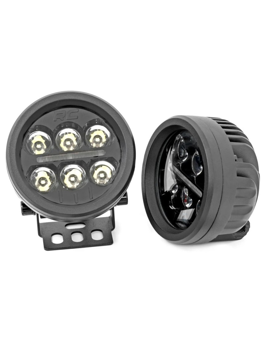 Zestaw lamp LED 3,5" Amber DRL Rough Country