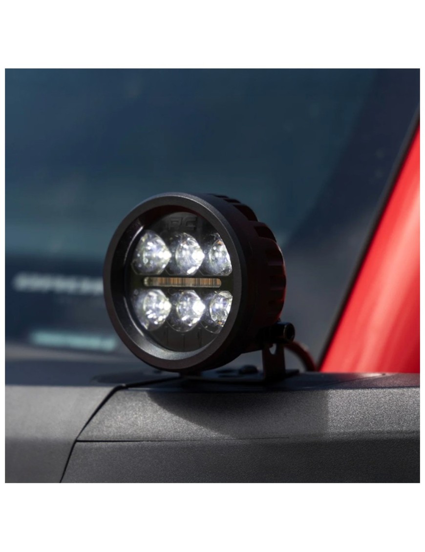 Zestaw lamp LED 3,5" Amber DRL Rough Country