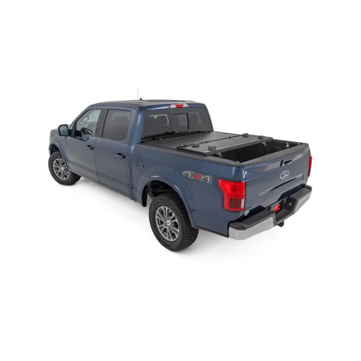 Twarda pokrywa paki tri-fold niski profil Rough Country 5'7" - ujęcie 6