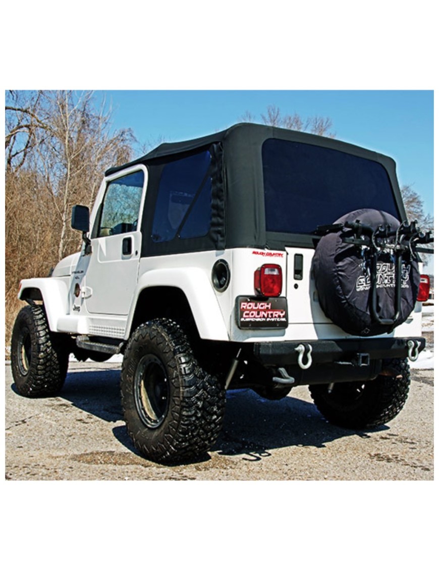 Soft top Black Denim Rough Country Drzwi Pełne