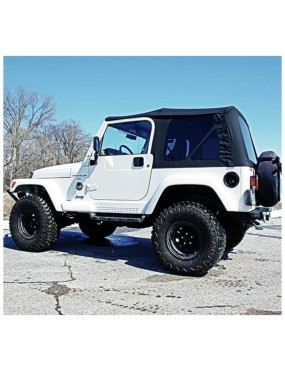 Soft top Black Denim Rough Country Drzwi Pełne