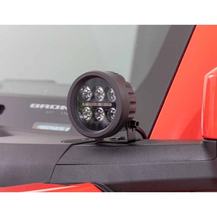Lampy LED 3,5" okrągłe Amber DRL Rough Country - ujęcie 6