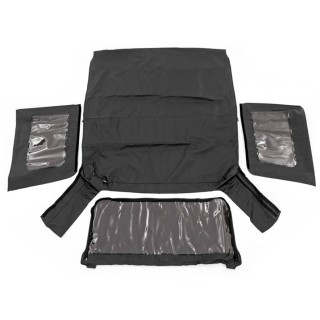 Soft top Black Denim Rough Country 07-09