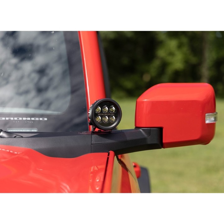 Lampy LED 3,5" okrągłe Amber DRL Rough Country - ujęcie 11