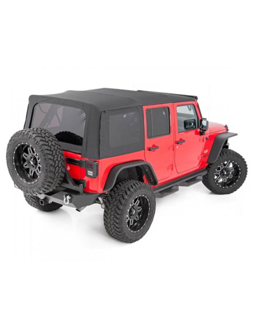 Soft top Black Denim Rough Country 07-09