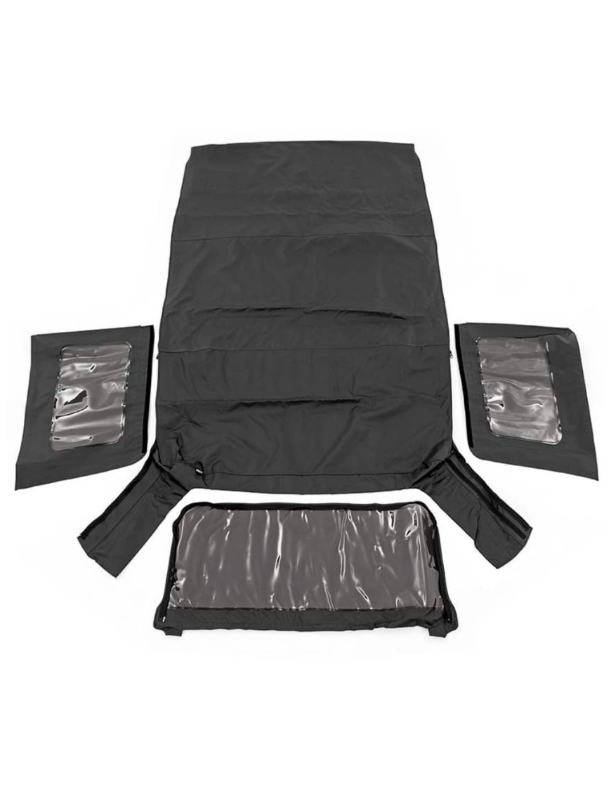 Soft top Black Denim Rough Country 10-18