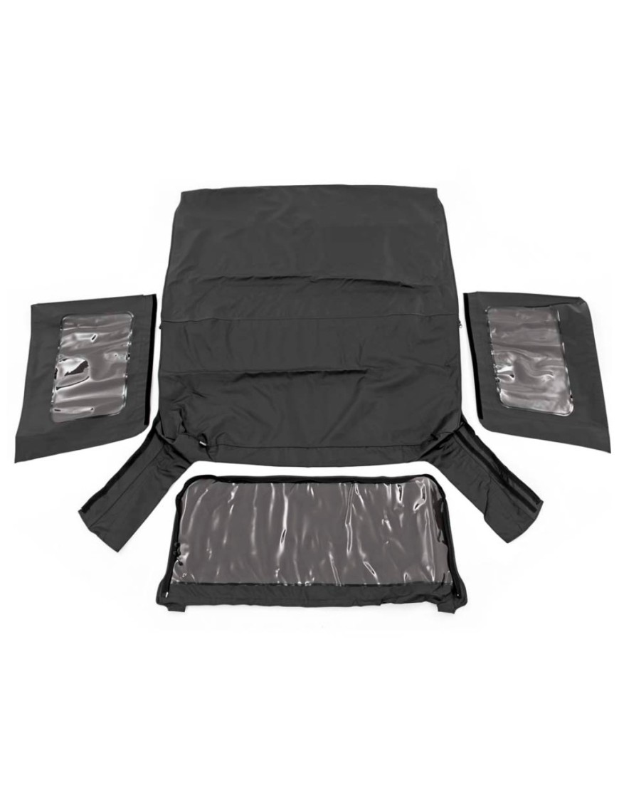 Soft top Black Denim Rough Country 10-18