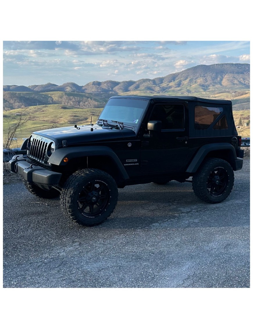 Soft top Black Denim Rough Country 10-18