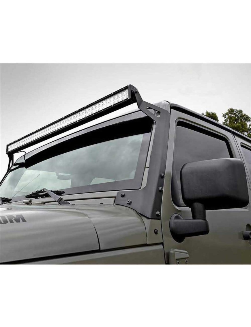 Mocowanie prostej listwy LED 50" do słupka A Rough Country
