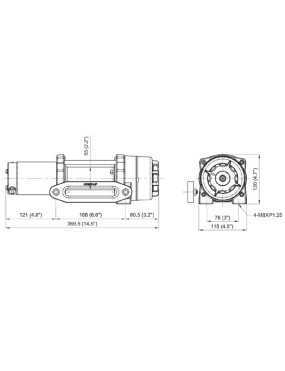 COMEUP Cub 4 1814kg Winch