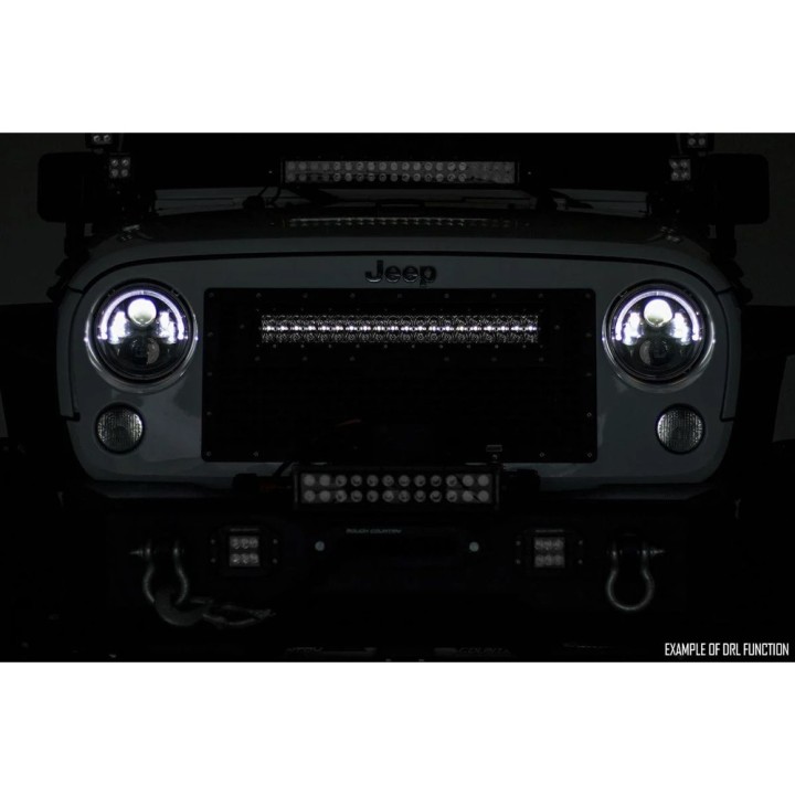Listwa LED 12" podwójna white DRL spot/flood Rough Country Black Series - ujęcie 5