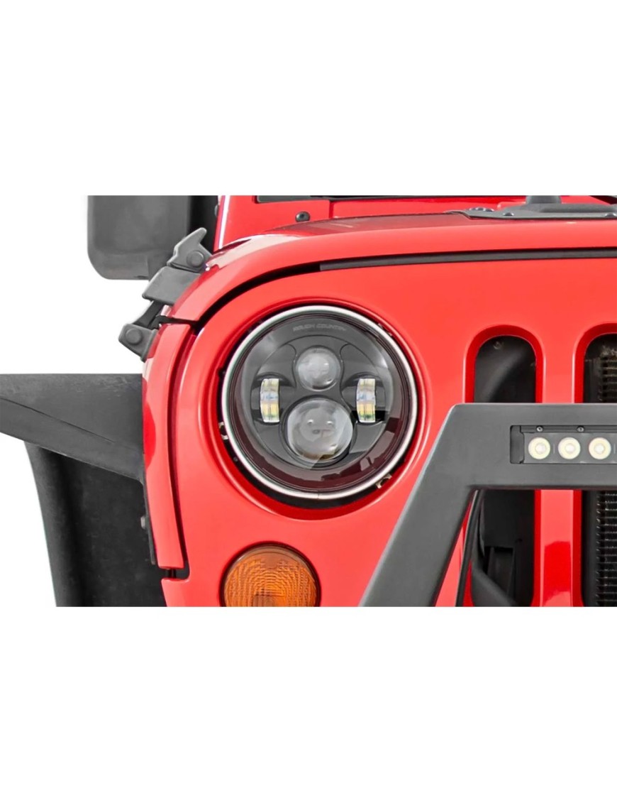 Reflektory LED 7" przód Rough Country