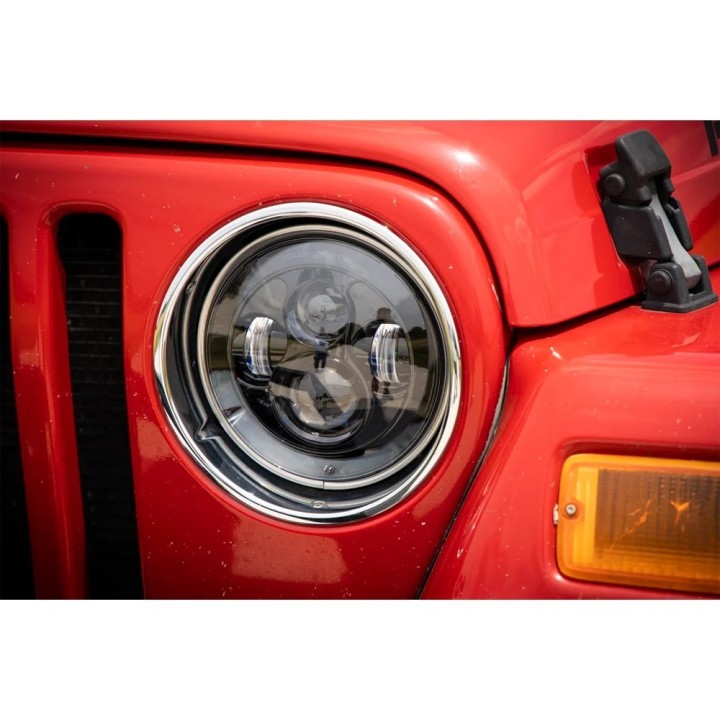 Reflektory LED 7" przód Rough Country - ujęcie 9