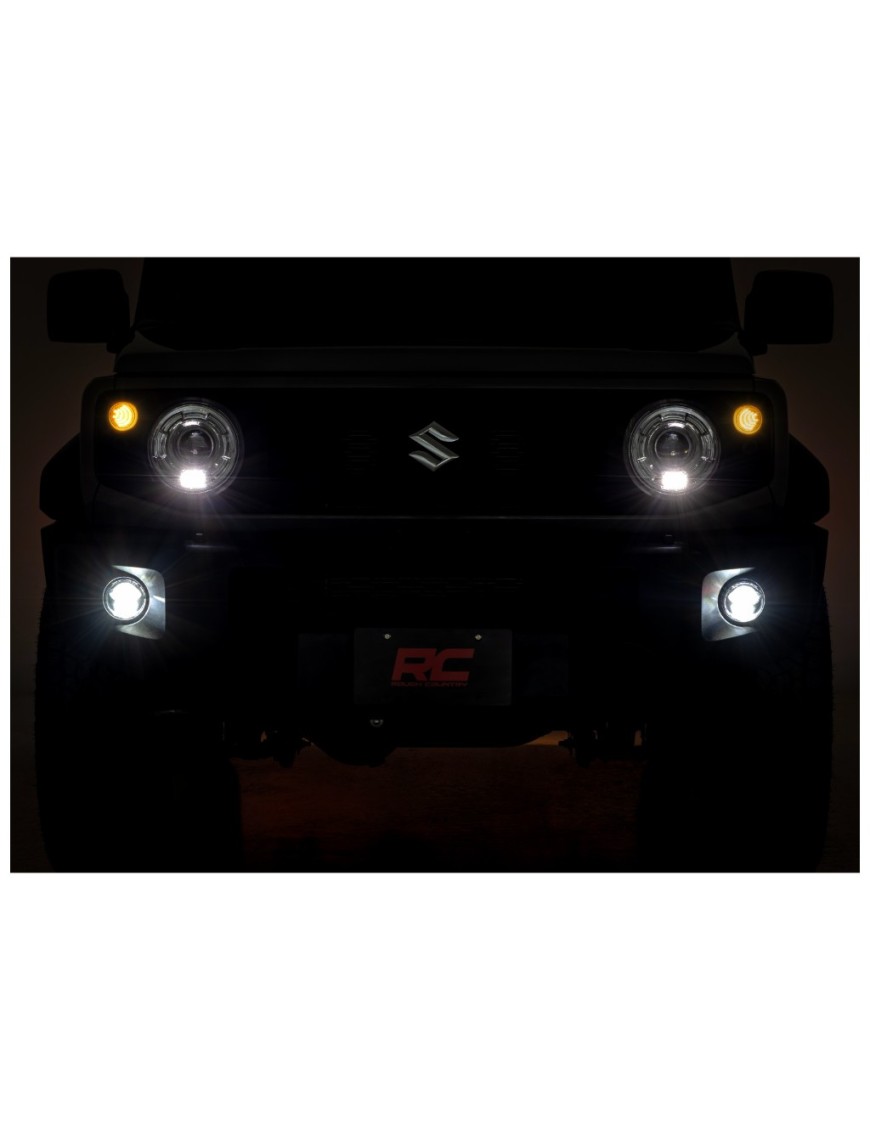 Lampy przeciwmgielne LED z homologacją europejską Rough Country