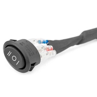 Lampy LED 2" kwadratowe white DRL spot Rough Country Black Series - ujęcie 2