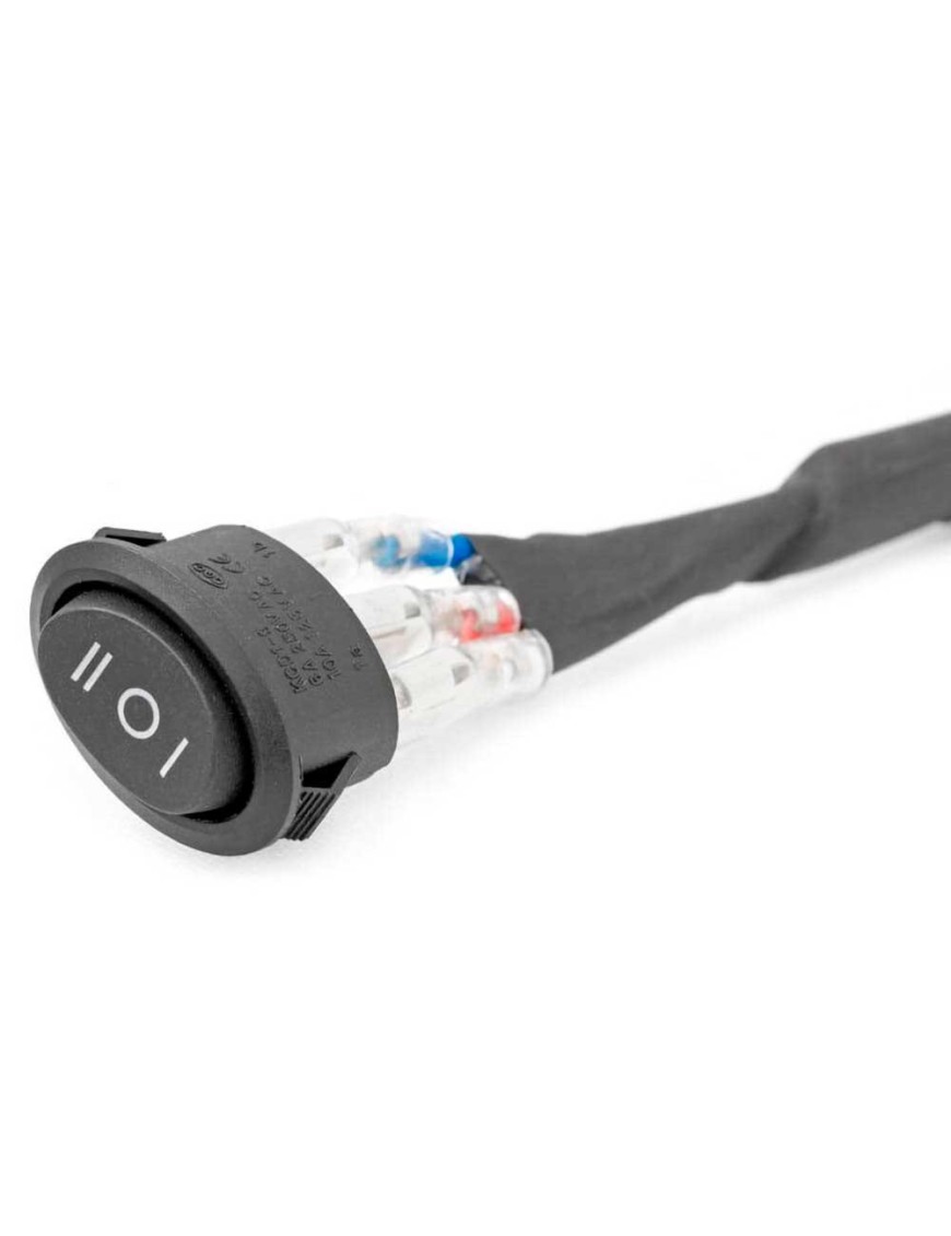 Lampy LED 2" kwadratowe white DRL spot Rough Country Black Series - ujęcie 2