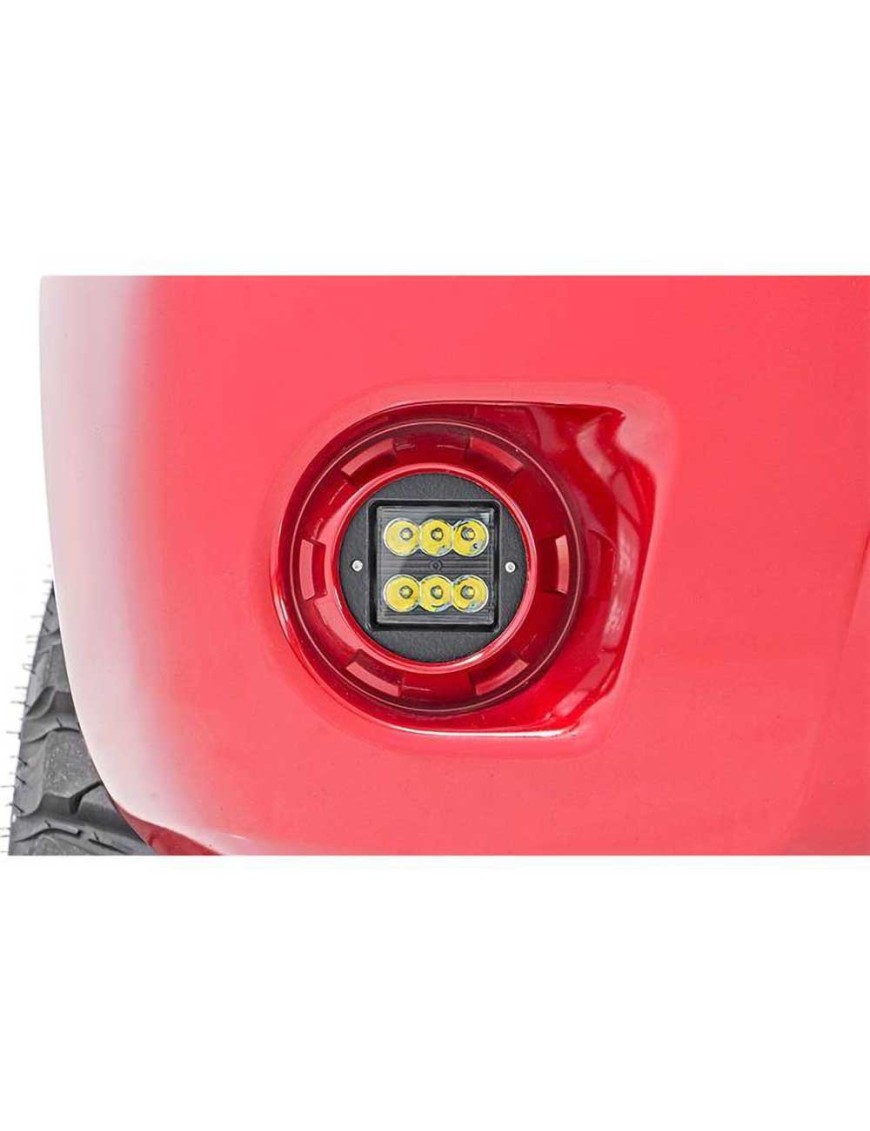 Lampy przeciwmgłowe LED 2" Spot Beam Rough Country Black Series - ujęcie 3