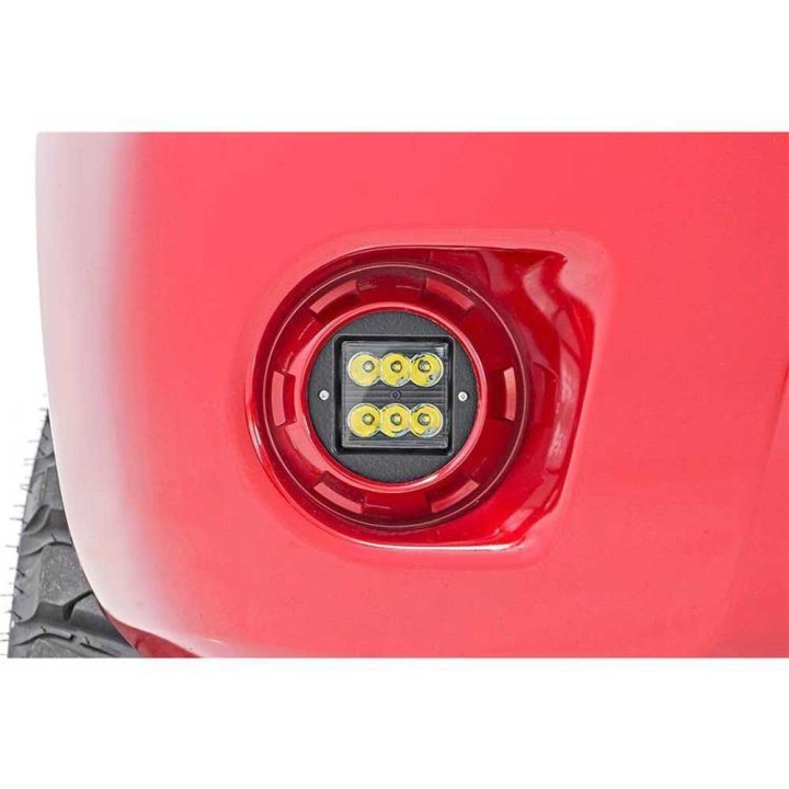 Lampy przeciwmgłowe LED 2" Spot Beam Rough Country Black Series - ujęcie 3