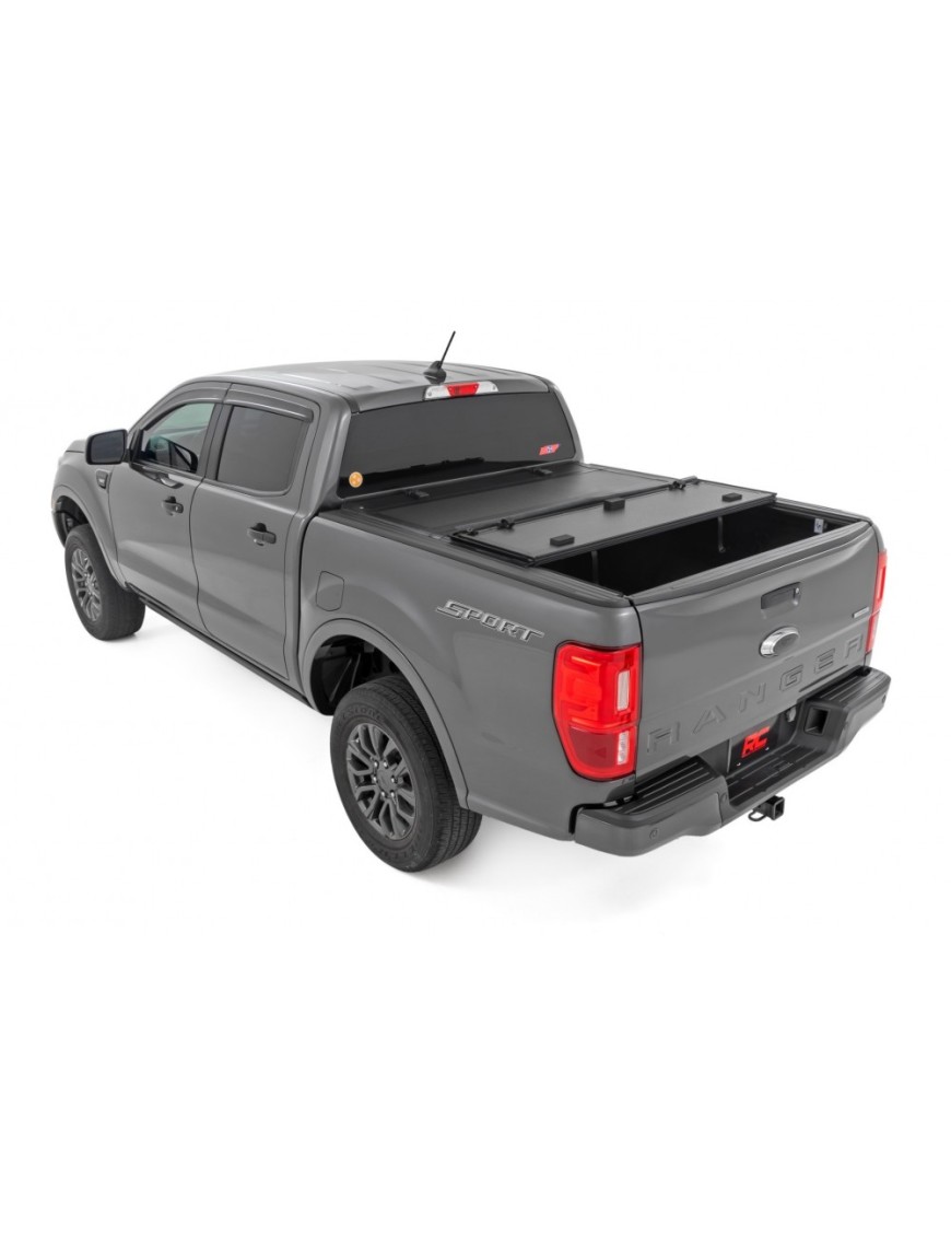 Twarda pokrywa paki tri-fold flip up Rough Country 5'
