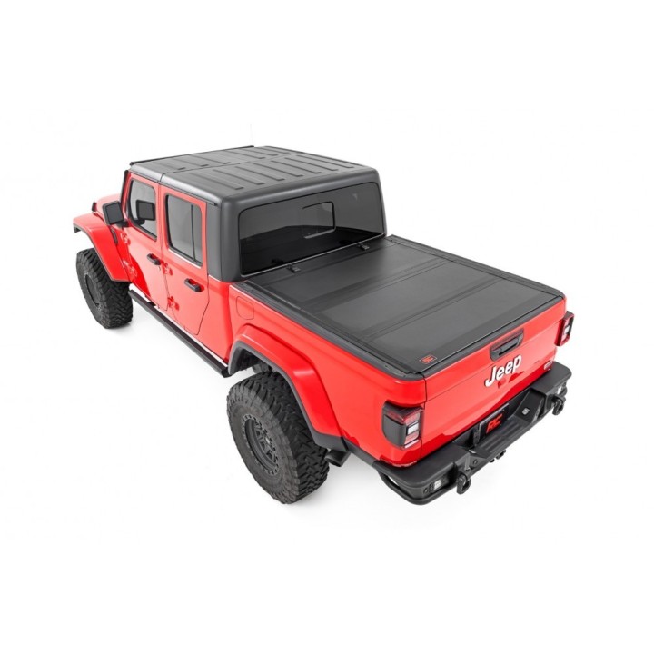 Twarda pokrywa paki tri-fold flip up Rough Country 5' - ujęcie 3