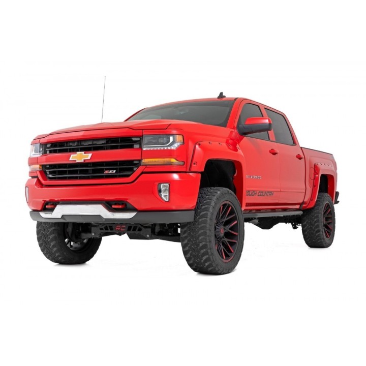 Progi, stopnie boczne Rough Country OV2 Crew Cab - ujęcie 2