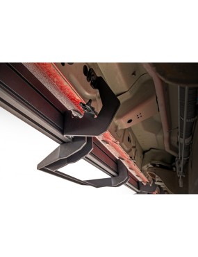 Progi, stopnie boczne regulowane aluminiowe Rough Country SRL2 Crew Cab
