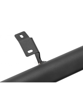 Progi, stopnie boczne czarne Rough Country Nerf Steps Double Cab