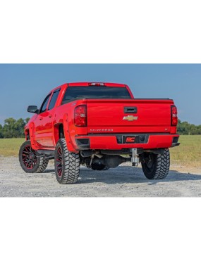 Progi, stopnie boczne regulowane aluminiowe Rough Country SRL2 Crew Cab