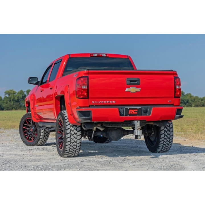 Progi, stopnie boczne regulowane aluminiowe Rough Country SRL2 Crew Cab - ujęcie 5
