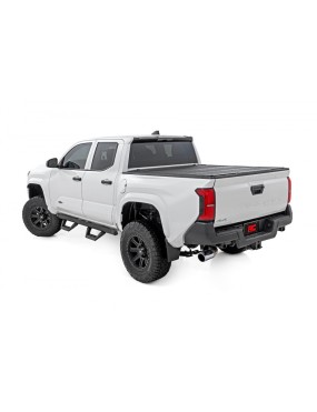 Progi, stopnie boczne regulowane aluminiowe Rough Country SRX2 Double Cab