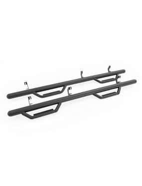 Progi, stopnie boczne czarne Rough Country Nerf Steps