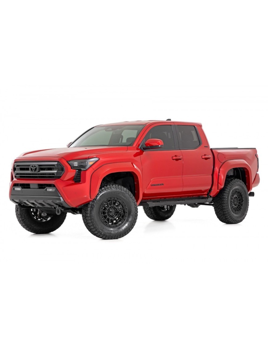 Progi, stopnie boczne regulowane aluminiowe Rough Country SRX2 Double Cab