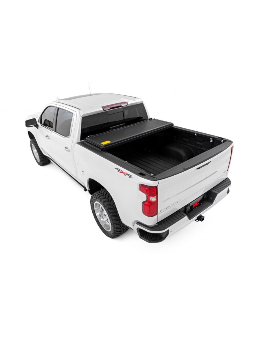 Twarda pokrywa paki tri-fold niski profil Rough Country 5'9"