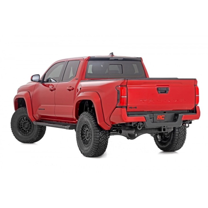 Progi, stopnie boczne regulowane aluminiowe Rough Country SRX2 Double Cab - ujęcie 4