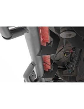 Progi, stopnie boczne czarne Rough Country Nerf Steps