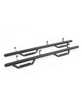 Progi, stopnie boczne czarne Rough Country Nerf Steps