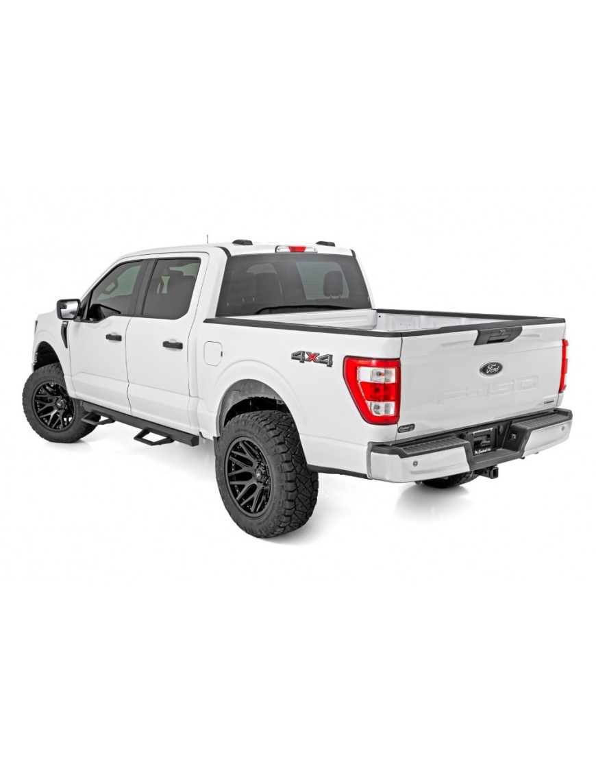 Progi, stopnie boczne regulowane aluminiowe Rough Country SRL2 Crew Cab