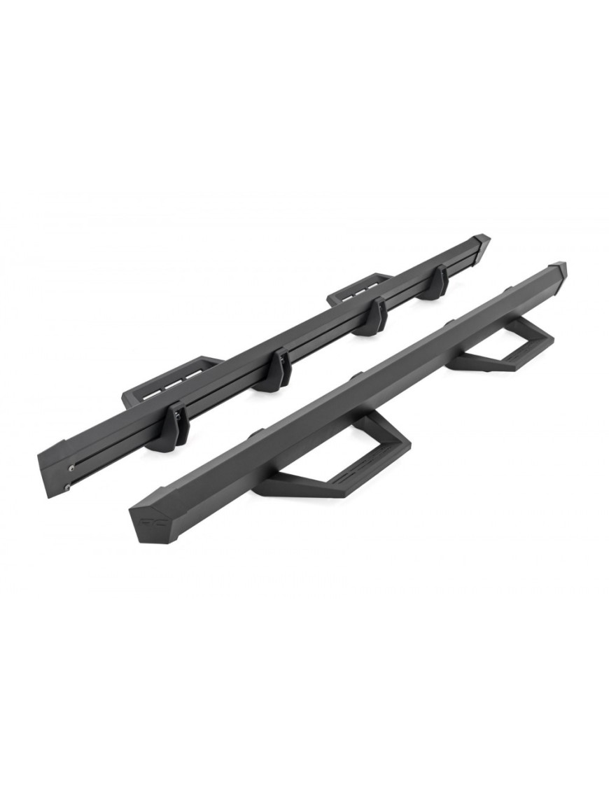 Progi, stopnie boczne regulowane aluminiowe Rough Country SRL2 Crew Cab