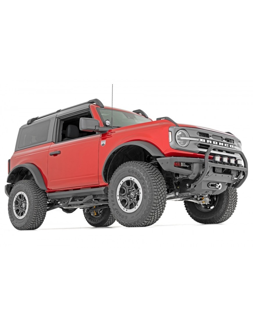 Progi, stopnie boczne regulowane aluminiowe Rough Country SRX2