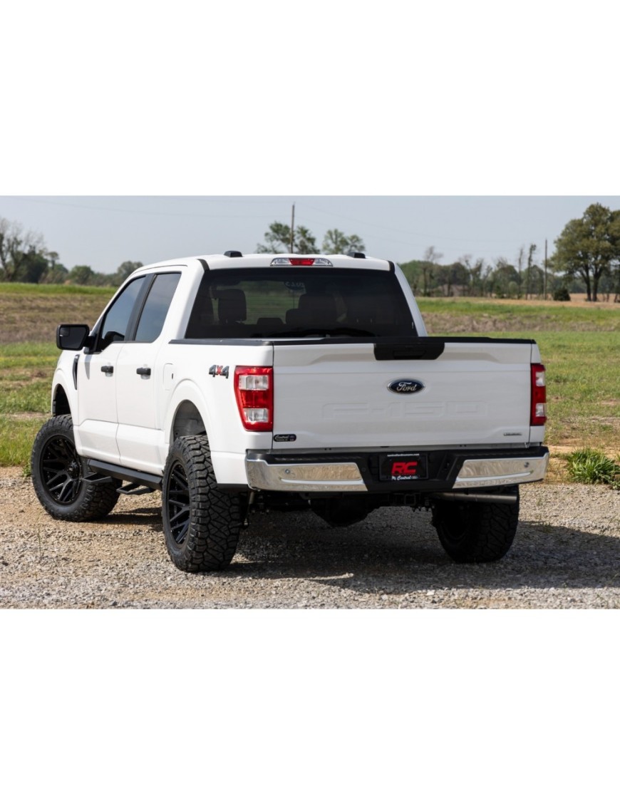 Progi, stopnie boczne regulowane aluminiowe Rough Country SRL2 Crew Cab