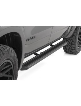 Progi, stopnie boczne Rough Country Multi-Color LED Crew Cab