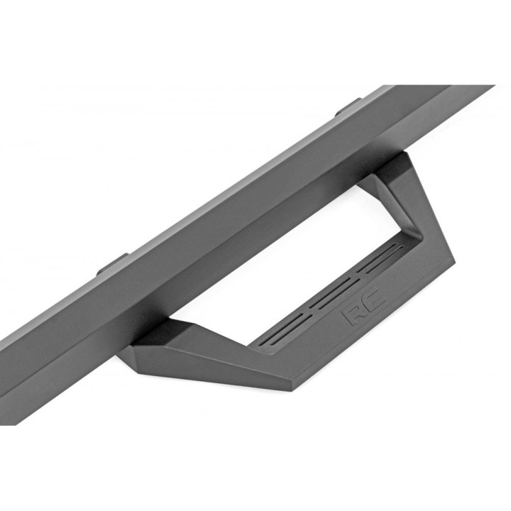 Progi, stopnie boczne regulowane aluminiowe Rough Country SRX2 - ujęcie 6