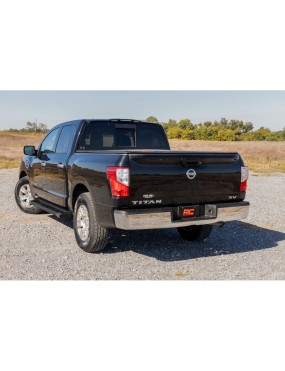 Progi, stopnie boczne aluminiowe Rough Country HD2 Crew Cab
