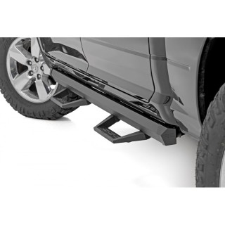 Progi, stopnie boczne regulowane aluminiowe Rough Country SRL2 Crew Cab