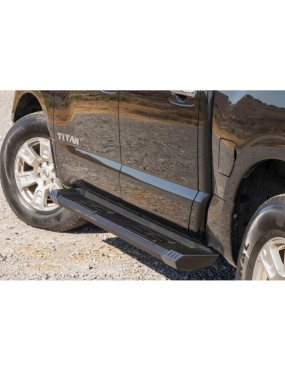Progi, stopnie boczne aluminiowe Rough Country HD2 Crew Cab
