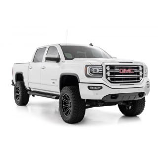 Progi, stopnie boczne aluminiowe Rough Country HD2 Extended Cab - ujęcie 2