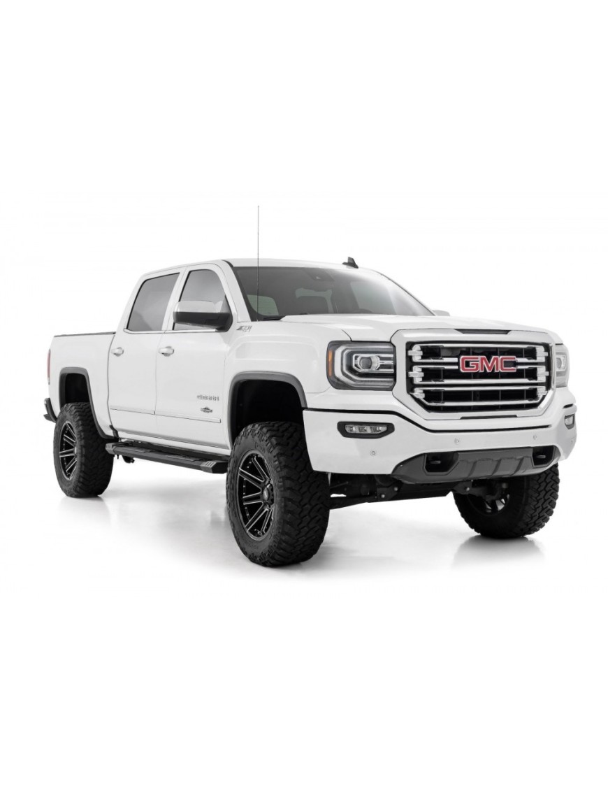Progi, stopnie boczne aluminiowe Rough Country HD2 Extended Cab
