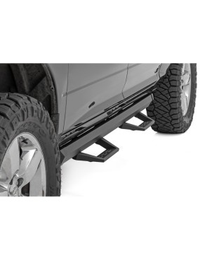 Progi, stopnie boczne regulowane aluminiowe Rough Country SRL2 Crew Cab