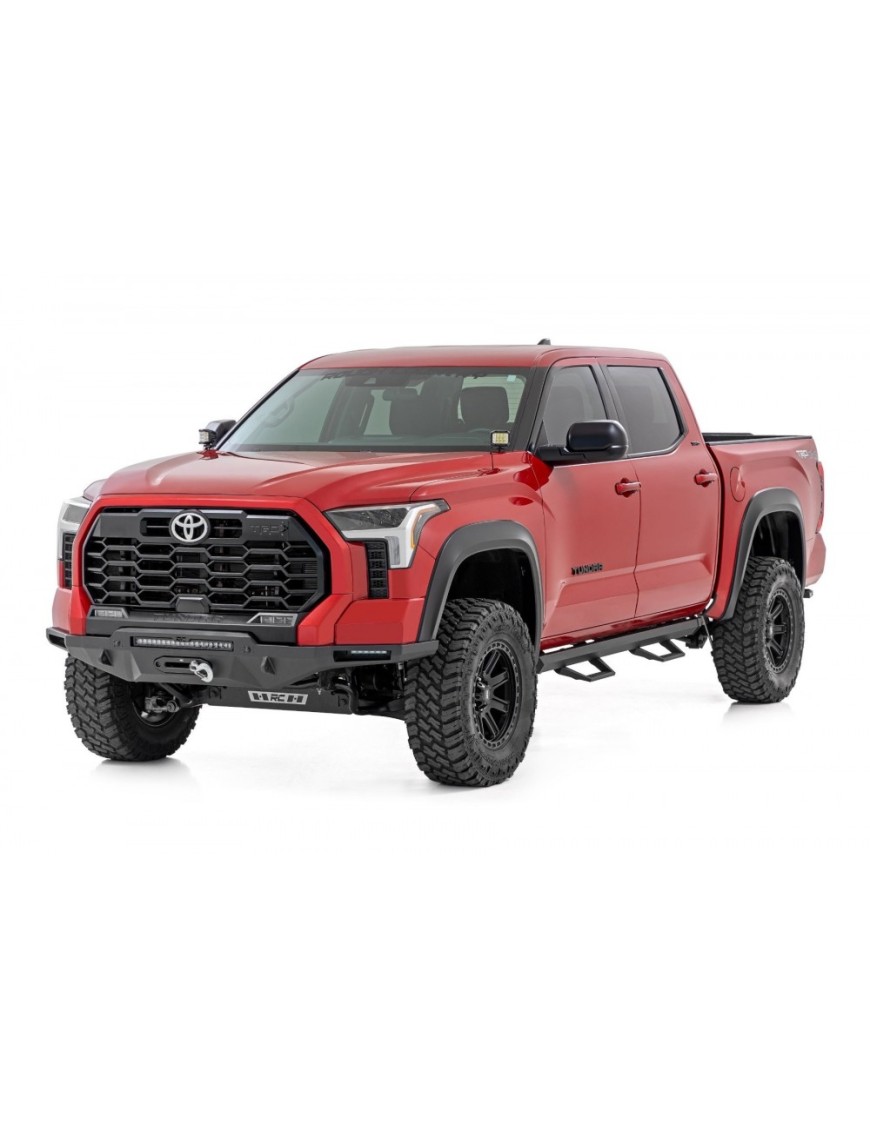 Progi, stopnie boczne regulowane aluminiowe Rough Country SRL2 Crew Cab